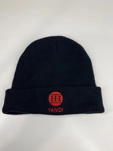 Hamersley Iron Yandi Yandicoogina Mining beanie winter hat black cuffed OSFM - Foto 1 di 5