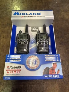 Midland T71VP3 X-Talker 36-Channel Two-Way UHF Radio Walkie Talkie (Pair) - Zdjęcie 1 z 13