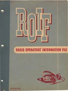 REPRINT AAF RADIO OPERATORS' INFORMATION FILE 1945 224p FULL-COLOR B-29 WWII - Picture 1 of 12