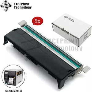 5x 203DPI Printhead Replacement for Zebra ZT410 ZT411 Printer P1058930-009 - Afbeelding 1 van 9