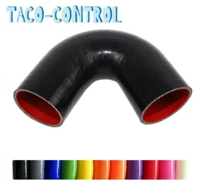 Reinforced Silicone Hose ID 3" /76mm 135 Degree Elbow Coupler Turbo Pipe Black - Bild 1 von 9