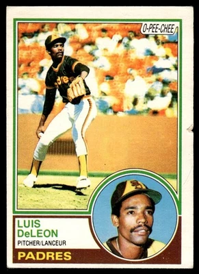 1983 O-Pee-Chee Luis DeLeon San Diego Padres #323 - Image 1 of 2