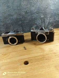 Fujica St605n und Praktina FX Kamera Konvolut. NICHT FUNKTIONSFÄHIG AM BESTEN FÜR TEILE ODER DEKOR - Bild 1 von 24