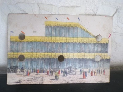 jeu ancien XIXème carte de loto - Photo 1/2