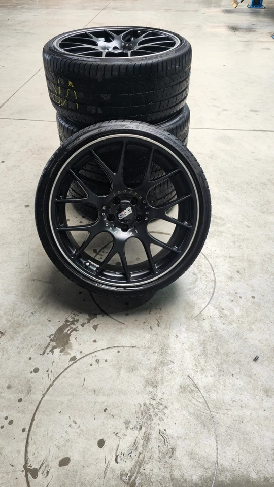 BBS Felgen schwarz CH102 9Jx20 Zoll Reifen 255/30 R20 Mercedes SL - Bild 1 von 4