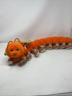 Vintage  Lots a Lots a Leggggggs 20 Legs Orange  Caterpillar 28”Plush  Roary - Image 1 of 4