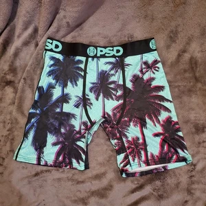 PSD Underwear Herren Palme Strand Boxershorts Neu ohne Etikett Größe XL - Bild 1 von 6