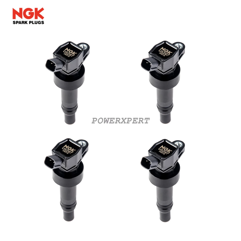 4x Bobina de encendido OEM NGK U5297 para Hyundai Kia 1.6 Accent Rio Soul Veloster Foto 1 de 4