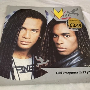 Girl I'm Gonna Miss You - Milli Vanilli - 1989 12" Vinyl Record Single - Picture 1 of 4