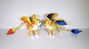 Disney Elena Of Avalor Jaquin Migs & Skylar Flying Orange Blue Plush Toys 9" GUC - Picture 1 of 15