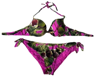 Dolce Gabbana Bikini Feigenmuster Pink XL - Wie Neu - Bild 1 von 4