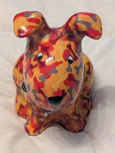 Pomme - Pidon Dog Money Box Red/Gold - Picture 1 of 6