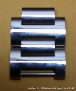 Original Cartier Pasha Ersatz 18mm Glieder SS 2er Set - Bild 1 von 6