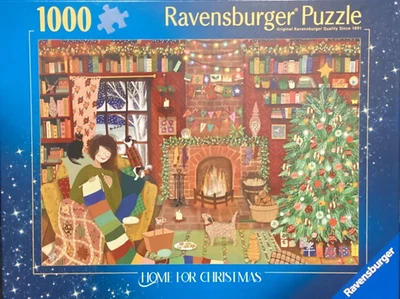 Ravensburger 1000pc Home for Christmas by A. Holland 2025 jigsaw puzzle HTF NIB - Image 1 of 2
