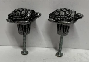 2 - PERILLAS decorativas de metal para cajón tocador armario herrajes gris - Imagen 1 de 10