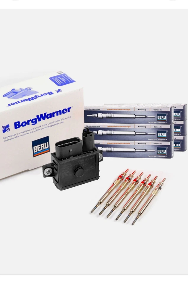 Unidad de control BERU GSE108 + 6 bujías BERU GN1000 BMW 3 5 7 X5 X6 3.0D Foto 1 de 1