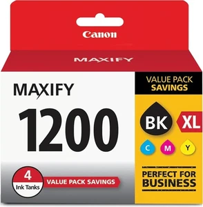 Canon PGI-1200XL Schwarz + C/M/Y Tintenpatronen 4er Pack 9183B005 Original OEM NEU - Bild 1 von 5