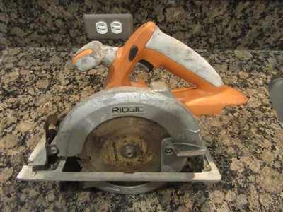 Rough Looking but Great Operating Ridgid Cordless 6 1/2" Circular Saw R845 VIDEO - Image 1 of 4