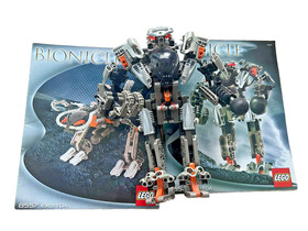 LEGO Bionicle 8557 Exo-Toa with instructions Great Kanohi Exo-Suit Toa Tahu Gali