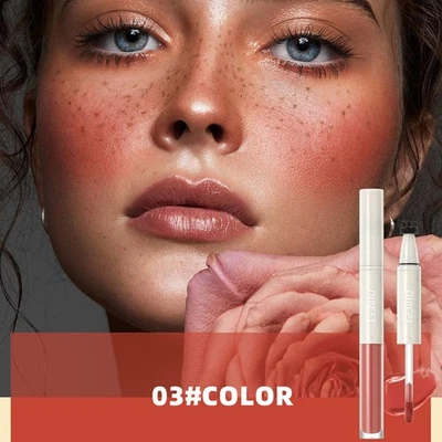 Pfirsich Rote Flüssigkeit Blush Wange Eye Blush Blush Gesichtsrouge / - Bild 1 von 4