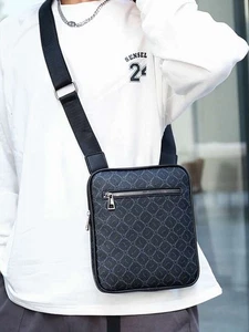 NEU Umhängetasche Herren Messenger Bag Leder Handtaschen Schulter Reisetaschen Premium - Bild 1 von 5