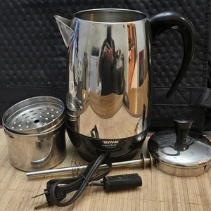 WORKING  FARBERWARE FCP280A SUPERFAST 2-8 CUP ELECTRIC PERCOLATOR - Picture 1 of 4