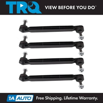 TRQ Sway Bar Link Set Fits 2016-2018 Fiat 500X 2015-2019 Jeep Renegade - Image 1 of 4