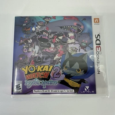 Yo-Kai Watch 2 Psychic Specters 3DS New Nintendo Sealed Black Sharpie on Barcode - Image 1 of 4