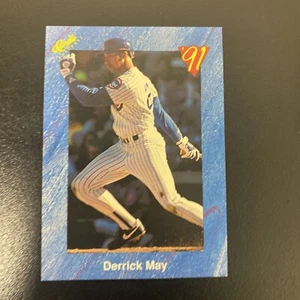 1991 Classic I Baseball Card #T28 Derrick May - Picture 1 of 2