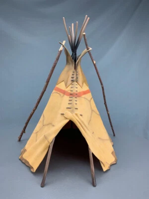 G Scale Schleich Western Indian Teepee #42011 *4 G0802 LZ - Image 1 of 4