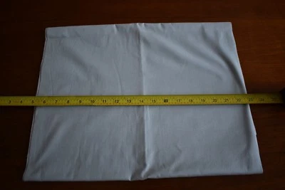 35" Long x 35" Wide, Vintage 1940’s-60’s, Solid Light-Gray Cotton, N1637 - Image 1 of 4