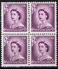 NEW ZEALAND. 1953-54. 6d.PURPLE. BLOCK. X 4 MNH AS IS SEE SCAN.