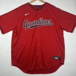 Cleveland Guardians Men's XL Nike Red Alternate Official MLB Limited Jersey - Picture 1 of 4