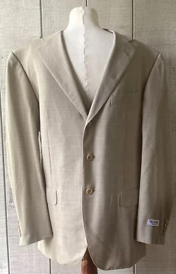 Blazer ligero de lana Pal Zileri para hombre hecho en Italia talla 54 Foto 1 de 4