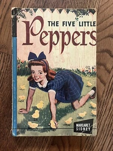 The Five Little Peppers Margaret Sidney Undated Vintage PB Giant Junior Classics - Imagen 1 de 8