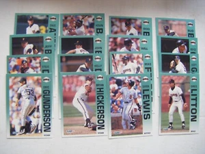 Fleer 1992 SAN FRANCISCO GIANTS 27 Card Team Set - Picture 1 of 2