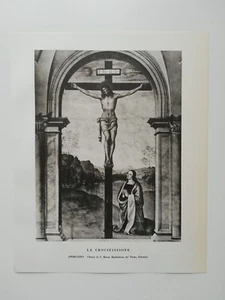 Clipping Ritaglio Illustrazione La Crocifissione - Perugino - Picture 1 of 1