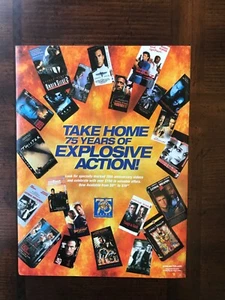 1998 vintage original print ad Warner Brothers 75 Year Anniversary Movie Offer - Picture 1 of 1
