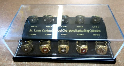St. Louis Cardinals "World Champions Replica Ring Collection" 1926-2006 (READ) Cover