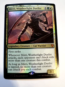 MTG Magic The Gathering Commander 2017 Mirri, Weatherlight Duelist Mythic Foil - Picture 1 of 2