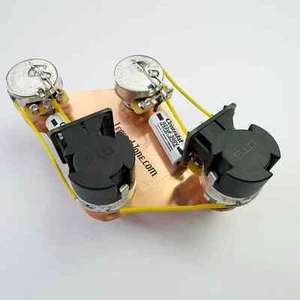 Gibson Les Paul Coil Split Wiring - CTS 500k Push/Pull Pots - Centralab PIO - Picture 1 of 10