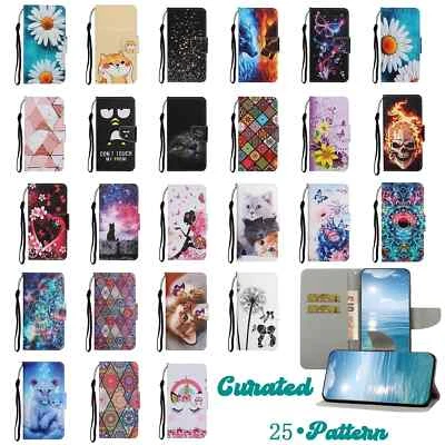 For Samsung Galaxy A16 A15 A14 13 5G Pattern Shockproof Phone Case Leather Cover - Image 1 of 3