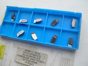 9 Kyocera cermet grooving tips GVL170A TC60 ( GVL 170 A GVL170 A 170A ) - Picture 1 of 2