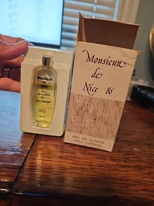 Vintage Monsieur De Nice 80° Eau de Toilette Not Full Vintage - Picture 1 of 7