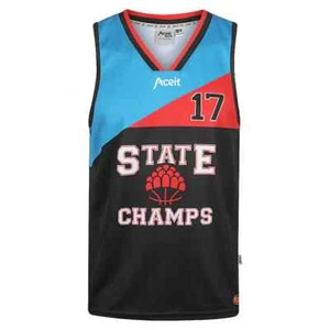 BASKETBALL SINGLETS SET OF 12 CUSTOM JERSEY TANK TOPS SUBLIMATED UNIFORMS - Picture 1 of 2