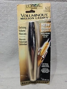 L'Oreal Paris Voluminous Million Lashes Shade 635 Blackest Black (E2) - Imagen 1 de 2