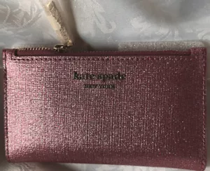 KATE SPADE New York Leather card case zipper wallet - Picture 1 of 6