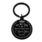 "Durable Stainless Steel Mom Dog Tags Keychain - Lasting Gift for Mothers"