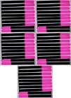 50x Kabelklett Klettband 300 x 25 mm neon pink Öse Klett Kabelbinder Klettbänder