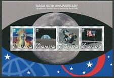 GIBRALTAR 2008 50th ANNIVERSARY NASA SPACE MINISHEET MNH BIN PRICE GB£3.00